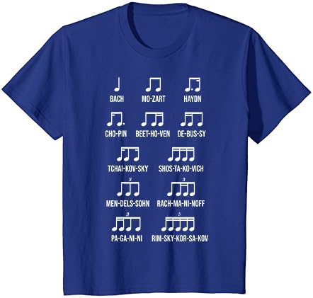 Besteci Ritim Müzik Hediye Bach Mozart Beethoven Chopin T-Shirt