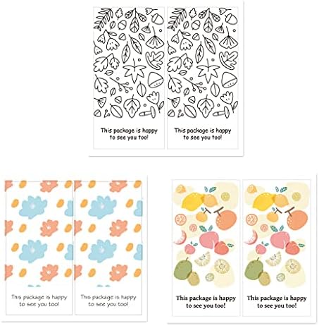 Yeahii 50 Parça Ambalaj Sticker Dikdörtgen Teşekkür Ederim Çıkartmalar Kişiselleştirilmiş Çıkartmalar Küçük İşletmeler için,