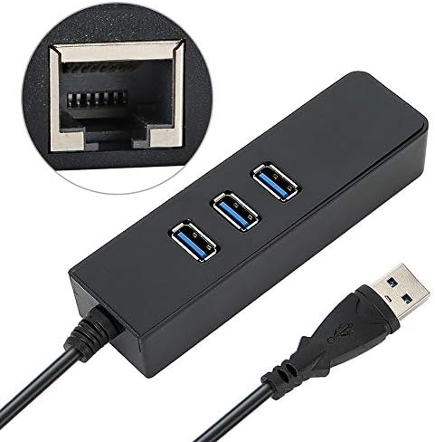 Ağ Adaptörü, Ethernet Adaptörü Hub 3 USB 3.0 Gigabit Ethernet LAN RJ45 Bağlantı Noktası 8 için 1000Mbps