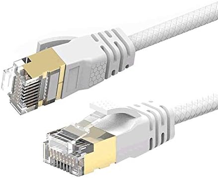 Reulin Kedi 7A Ultra Ince Ethernet Kablosu 16.4 Ft - 5 M Hız kadar 1000 MHz LAN Kablosu ile Uyumlu Cat5 Cat6 Cat7 için WiFi