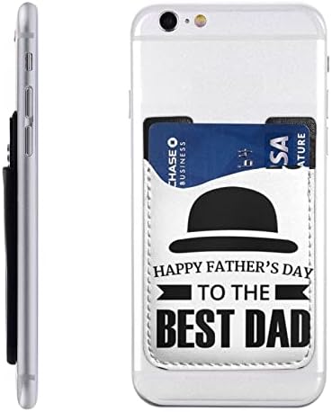 Mutlu Babalar Günü için En İyi Baba Telefon Cüzdan, telefon Kredi kartı tutucu 3 m Yapıştırıcı Üzerinde Sopa Cüzdan Cep Kılıf
