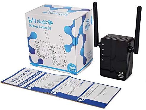 WiFi Menzil Genişletici, 300Mbps WiFi Tekrarlayıcı, Ethernet Portlu 2.4 GHz Kablosuz Sinyal Güçlendirici ve 2 Anten