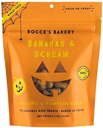 Bocce's Bakery Tamamen Doğal, Mevsimlik, Cadılar Bayramı Köpek İkramları, Buğdaysız, ABD'de Yapılan Sınırlı İçerikli Bisküviler,
