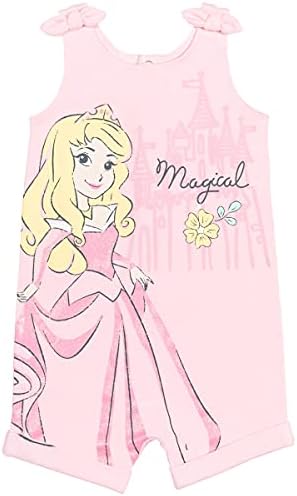 Disney Prenses Romper ve Kafa Bandı Seti: Ariel Külkedisi Yasemin Tiana Aurora Belle