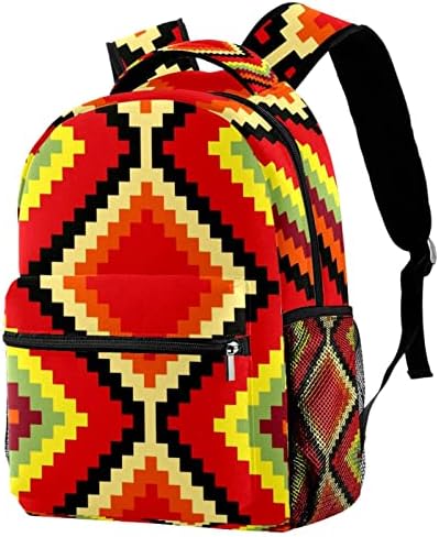Geometrik sırt çantası erkek ve kız hafif omuz çantası su geçirmez rahat sırt çantası seyahat iş için