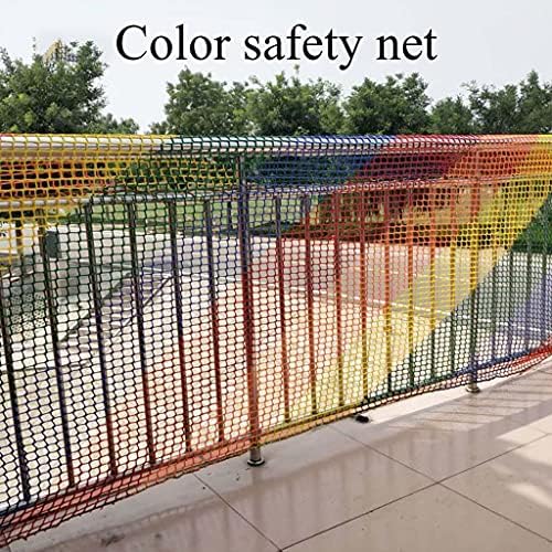 BWBZ Renkli Naylon Çocuk Güvenlik Ağı Halat Kalınlığı 4mm (0.16 inç) Net Mesafe 5 cm (2 inç) Dekoratif Halat Örgü / Merdiven