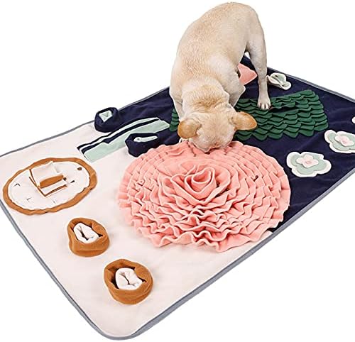 Baoblaze Snuffle Mat Köpekler için, Köpek Etkinlik Mat Koklama Mat besleme matı / Zenginleştirme Mat / oyun matı / bulmaca