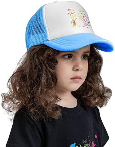 Bdhjydb Renk Hattı Davul Çocuklar Kamyon Şoförü Şapkaları Ayarlanabilir Yürümeye Başlayan Örgü Beyzbol Kapaklar