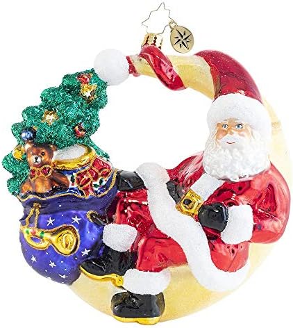 Christopher Radko El Yapımı Avrupa Cam Noel Dekoratif Figürlü Süs, Tip-Top Oyuncak Dükkanı