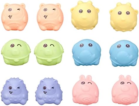 Totorıty 12 pcs Bebek Dokulu Çok Topu Set Renkli Çocuk Dokunmatik El Topu Oyuncak Duyusal Topları Masaj Yumuşak Top Bebek Öğrenme