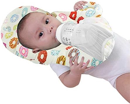 Bebek Ayrılabilir Besleme Yastıklar Anti Rulo Önlemek Düz Kendini Besleme Hemşirelik Yastık Taşınabilir Emzirme Yastıklar (Mavi)