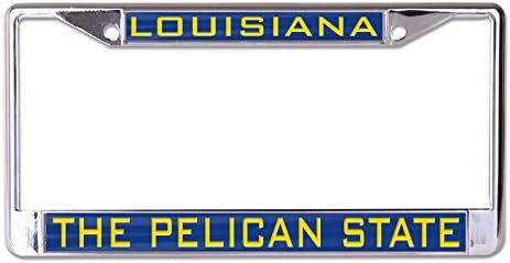 Hedef Louisiana Eyaleti / Louisiana Kakmalı Metal Plaka Çerçevesi Devlet / Louisiana Kakmalı Metal Plaka Çerçevesi, Çoklu,