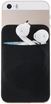 Arlgseln Neopren Cep telefonu kart tutucu 6 Kartları Yapıştırıcı Mini Güvenli Cüzdan KIMLIK Kredi Kartı Cep Çanta üzerinde
