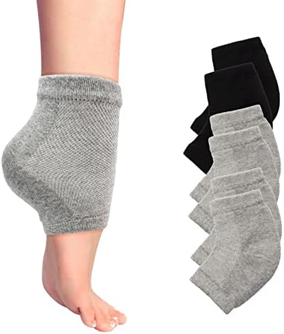 3 Pairs Nemlendirici Topuk Çorap için Kırık Topuklu, spa jeli Çorap Nemlendirici Nemlendirici Topuk Balsamı Ayak Tedavisi Bakımı