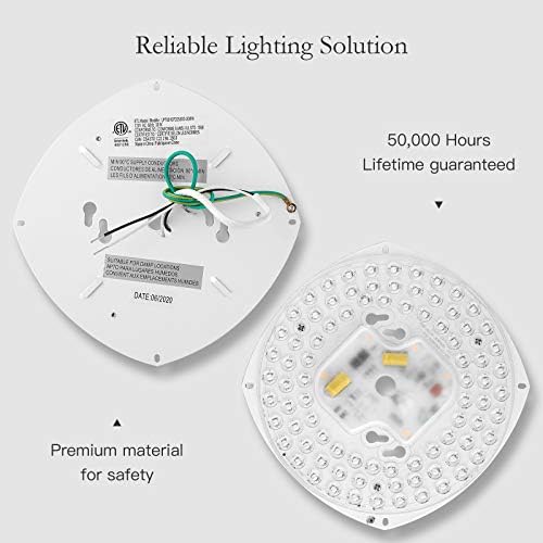 LED ışık Motoru Güçlendirme ışık Kiti, EFSANE diyarı, 7 inç Kısılabilir, Uzun Ömürlü ve Değiştirilebilir, Tavan Gömme Montajlı