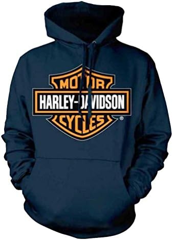 Harley-Davidson erkek Turuncu Bar & Kalkan Donanma Kazak Kazak 30291742