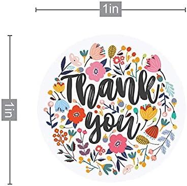 500pcs etiketleri rulo çiçek teşekkür ederim çıkartmaları Scrapbooking hediye dekorasyon kırtasiye mühür etiket etiket için