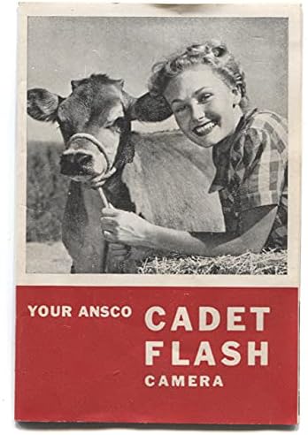 Vintage Ansco Harbiyeli Flaş Film Kamera Kitap Kullanım Kılavuzu Kitapçığı