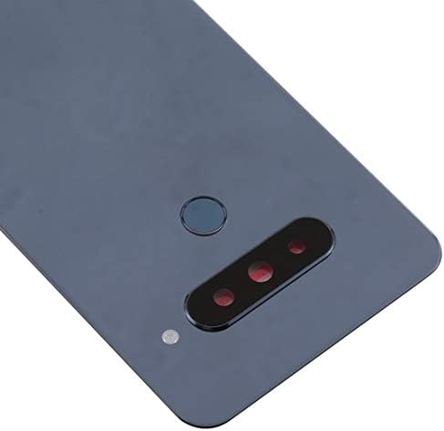XHC Yedek Spair Parçaları Pil Arka Kapak ıçin Kamera Lens ve Parmak Izi Sensörü ıle LG G8s ThinQ(Gümüş) (Renk: Gümüş)