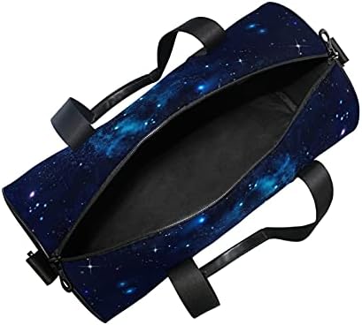 Spor çantası Spor spor çantası Haftasonu Çanta Tote Bulutlar Yıldız Gökyüzü Seyahat Egzersiz Çantası Omuz sırt çantası Kadın