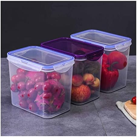 Dikdörtgen Buzdolabı Meyve Taze tutma Saklama kutusu Gıda dereceli Taze tutma Kutusu Plastik Mühürlü Kutu Tost Konteyner 1108