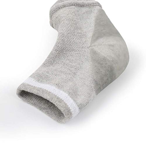 Lurrose 5 Paketleri Nemlendirici Jel Topuk Çorap Yumuşak spa çorapları Manikür Tedavi Malzemeleri için Kırık Topuklu Kuru Ayak