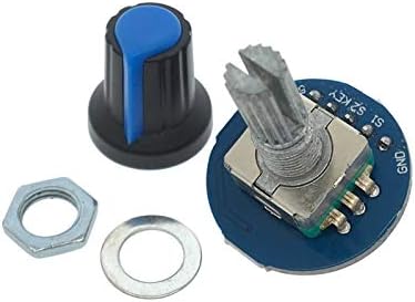 YSCSPQA Potansiyometre Dönen Potansiyometre Topuzu Kap Dijital Kontrol Modülü döner Kodlayıcı Denetleyici Anahtarı 5 V DIY