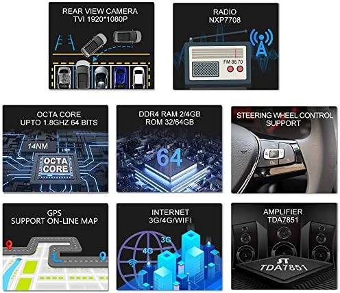 Android 10.0 Araba Stereo Çift Din Suzuki Süper Grand Vitara 2005-2014 için GPS Navigasyon 9 İnç Kafa Ünitesi MP5 Multimedya
