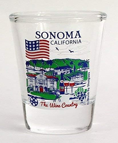 Sonoma California Büyük Amerikan Şehirleri Koleksiyonu Shot Glass