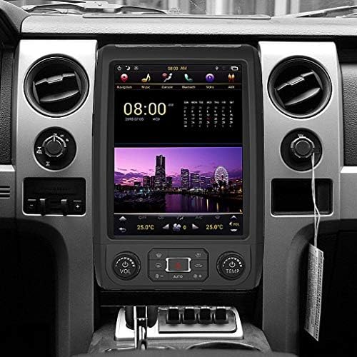 2009-2014 Ford F150 F-150 için Android 12.1 Tesla Tarzı Dikey Radyo Ekran Navigasyon Ekran Kafa Ünitesi ile CarPlay 2009 2010
