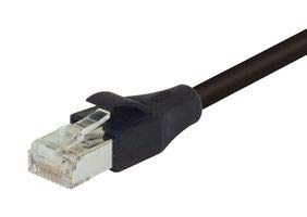 L-COML-COM TRD695AHFP-BLK-100-Ethernet Kablosu, Cat6a, 30,5 m, 100 ft, Siyah