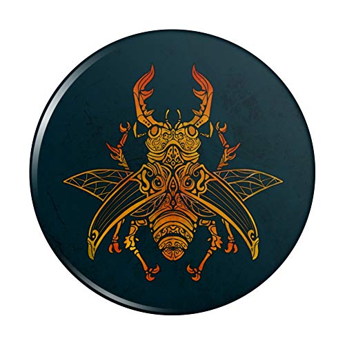 Steampunk geyik Böceği kompakt cep çanta el kozmetik makyaj aynası
