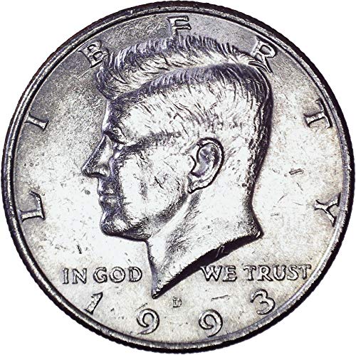 1993 D Kennedy Yarım Dolar 50C Hakkında Uncirculated