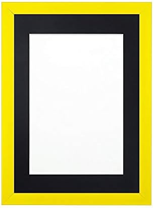 Çerçeve Şirketi Gökkuşağı Renk Aralığı Resim/Fotoğraf / Poster Çerçevesi Stiren Kırılmaz Perspex Levha Sarı Çerçeve Siyah Mat