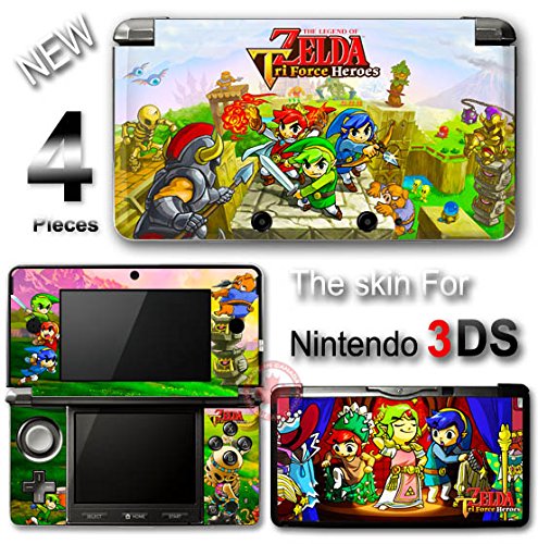 Zelda Tri Kuvvet Kahramanlar Cilt Sticker Çıkartma Kapak için Nintendo 3DS