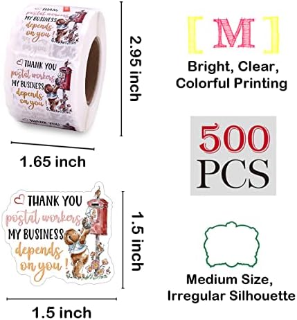 Xinezaa Paketler için Küçük İşletme Etiketleri, Mutlu Posta Etiketleri-El Yapımı Butik Çıkartmalar, Posta Zarfları Küçük İşletmeler