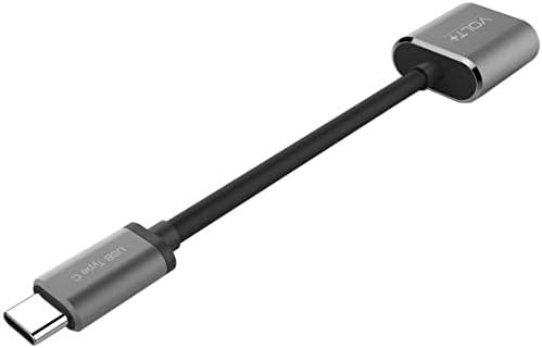 Volt Plus Tech Profesyonel USB-C'den USB 3.0'a LG V60 ThinQ OTG Adaptör, 5gbps'de Tam Veri ve USB Aygıtı Sağlar! [Tunç Gri]