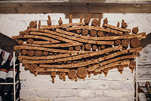 Duvar dekoru-Mantar ağacından yapılmış, benzersiz yazarın tasarımı ve Mantar Sanatı teknikleriyle el yapımı 3D enstalasyon