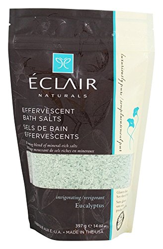 Eclair Naturals Canlandırıcı Efervesan Banyo Tuzları, Okaliptüs, 14 Oz