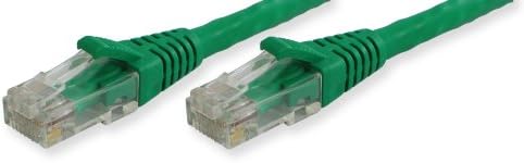Lynn Electronics CAT6-05-GRB Önyüklemeli Ethernet Yama Kablosu, 5 Fit, Yeşil, 5 Paket