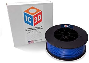 IC3D Doğal 2.85 mm PETG 3D Yazıcı Filament - 10 kg Biriktirme Boyutlu Doğruluk + / -0.05 mm-Profesyonel Sınıf 3D Baskı Filament-ABD'de