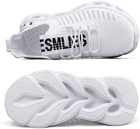 RUMPRA Çocuk Boys Grils koşu Ayakkabıları Tenis Atletik Sneakers Slip-On Yürüyüş Spor Moda