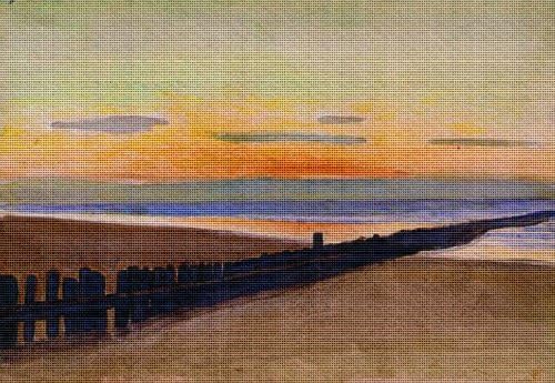Sanat İğne Sunset Beach İğne Seti