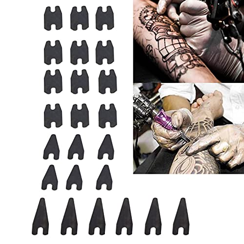 24 Adet/torba Dövme Bahar Metal Dövme Makineli Tüfek Shader Liner Vücut Sanatı Aksesuar Dövme Salonu için