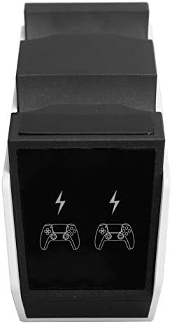 Hızlı Şarj Taşınabilir Taşıması kolay Çift Denetleyici Şarj cihazı şarj istasyonu PS5 için Led gösterge ışığı ile PS5 için