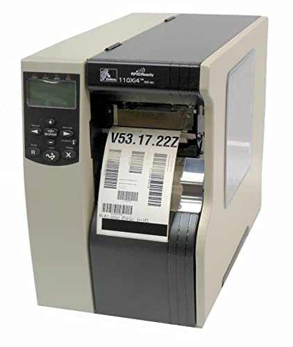 Zebra 113-801-00000 110xı4 Masaüstü Etiket Yazıcısı, 300 DPİ, Seri / Paralel / USB, Tek renkli, 15,5 Y x 10,31 G x 20,38 D