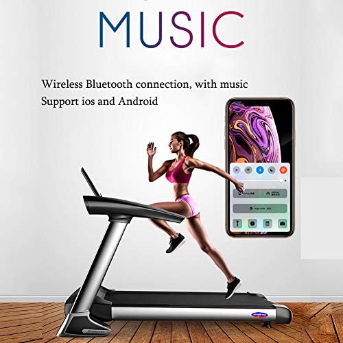 Lunchbox.com HD Renkli Ekran Katlanır Elektrikli Koşu Bandı Çok Fonksiyonlu egzersiz ekipmanları Run Eğitim Kapalı Spor Ev