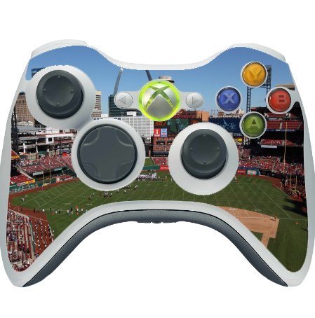 Beyzbol Stadyumları vinil Decal Sticker cilt tarafından pusula Litho Xbox 360 kablosuz denetleyicisi için