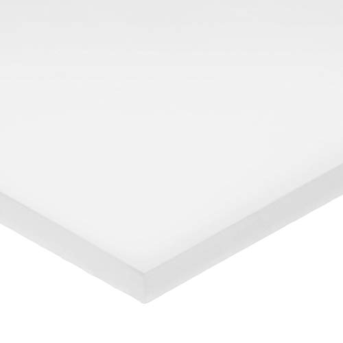 Beyaz Asetal Plastik Çubuk w/LSE Akrilik Yapıştırıcı-1/32 Kalın x 4 Geniş x 12 Uzun
