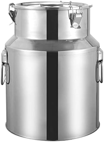 201 Paslanmaz Çelik Su Kovası, Sıvı ve Katı Depolama/Taşıma / 100L için Hava Geçirmez Süt Kutusu Şarap Kovası Çay Saklama Kabı